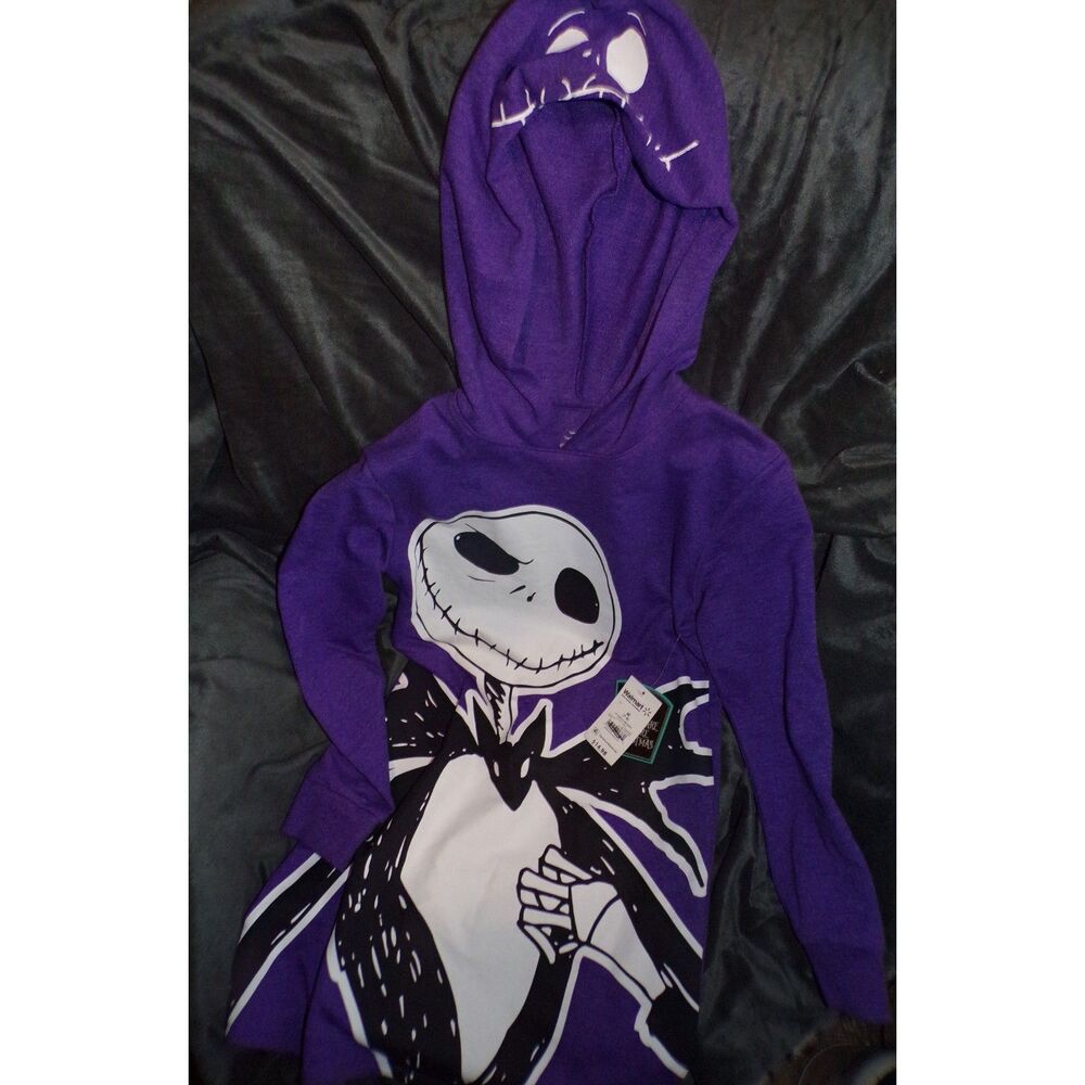 NWT Disney Nightmare Before Christmas Hoodie Dress Girls Size M 7/8 with tags
